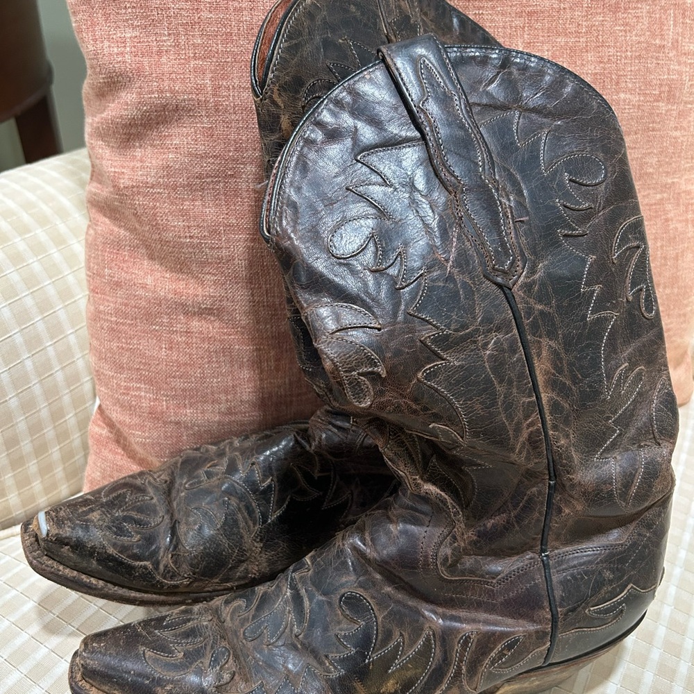 Dan Post Brown Western Cowboy Boots